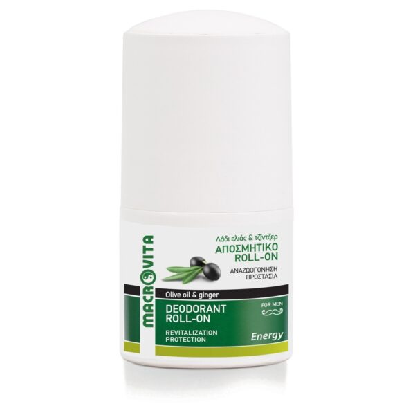 Macrovita naturalny dezodorant w kulce dla mężczyzn Energy z bio-oliwą i imbirem 50ml