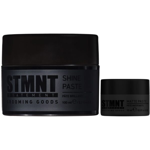 STMNT Pasta Matująca 10 ml + Nabłyszczająca 100 ml - zestaw do stylizacji włosów