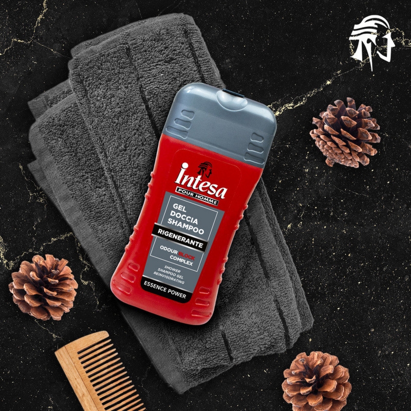 Intesa Men ESSENCE POWER Odour Block szampon i żel pod prysznic 250ml (mały)