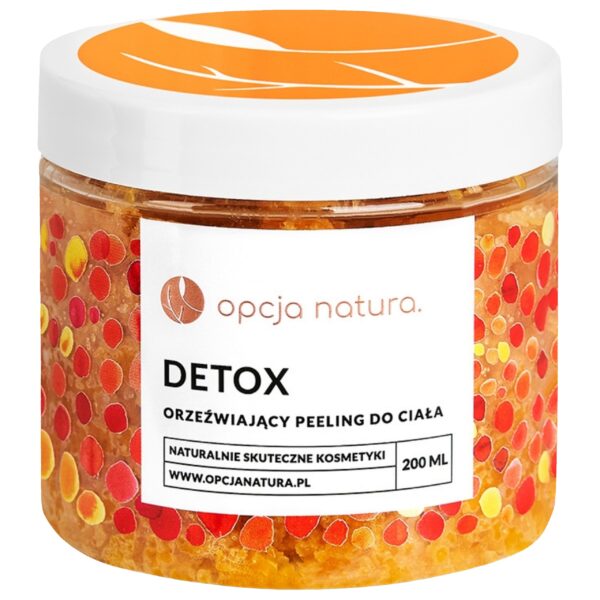Opcja Natura Peeling Detox - cukrowy peeling do ciała, 210ml