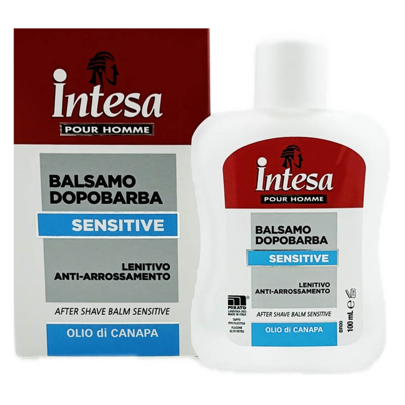 Intesa Sensitive Olejek Konopny przeciw podrażnieniom balsam po goleniu 100ml (szkło)