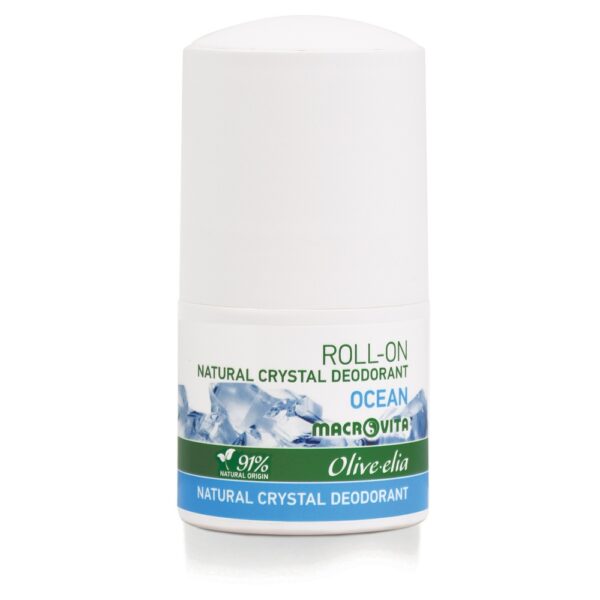 Macrovita Olive.elia naturalny dezodorant w kulce z kryształem Ocean 50ml