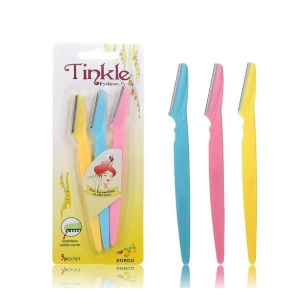 Dorco Tinkle Eyebrow trymer do brwi zestaw 3 szt.