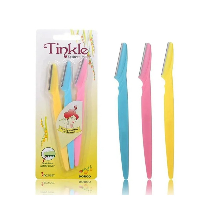 Dorco Tinkle Eyebrow trymer do brwi zestaw 3 szt.