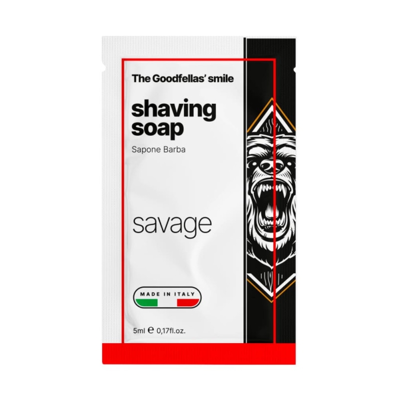 Goodfellas Smile TESTER SASZETKA Mydła do golenia Savage 5ml