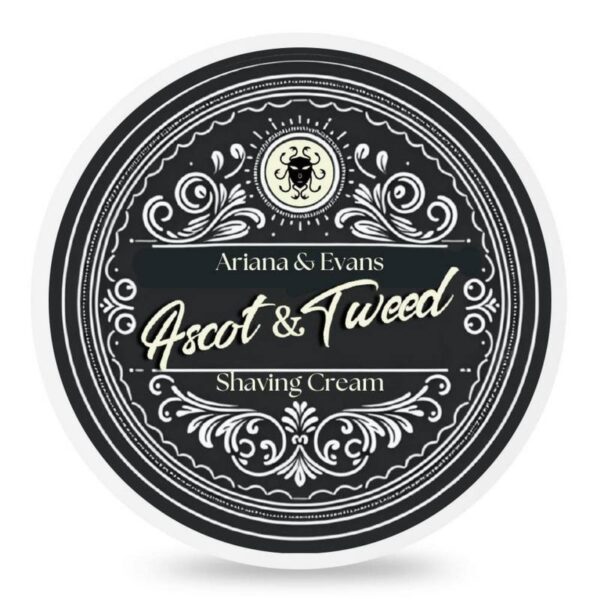 Ariana & Evans Ascot and Tweed mydło do golenia w tyglu 5.3 oz 157ml