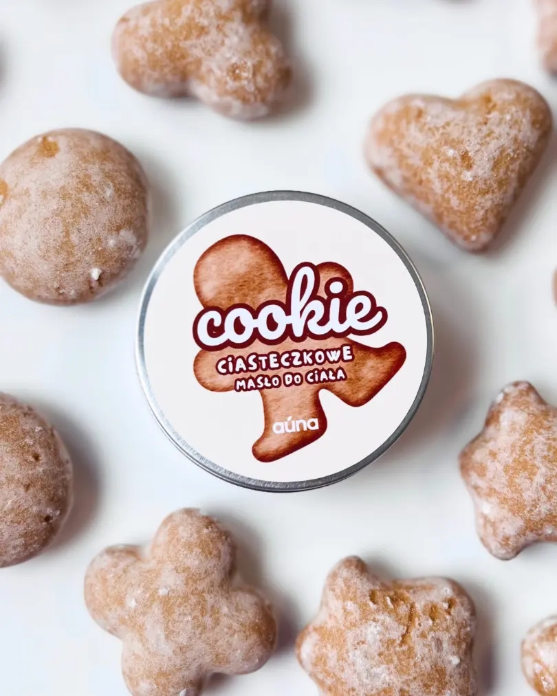 COOKIE ciasteczkowe masło do ciała 60 ml ŚWIĄTECZNE pierniczki