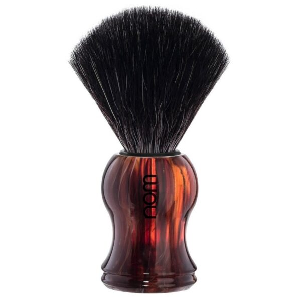 nom GUSTAV 21HA pędzel do golenia syntetyk BLACK FIBRE brązowy