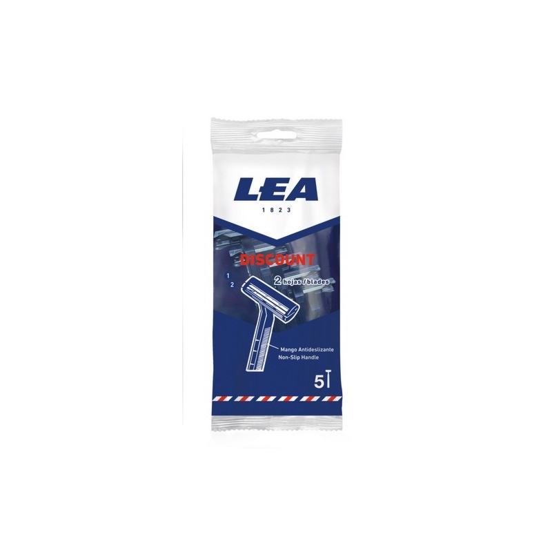 LEA DISCOUNT jednorazowe maszynki 2 ostrza 5szt