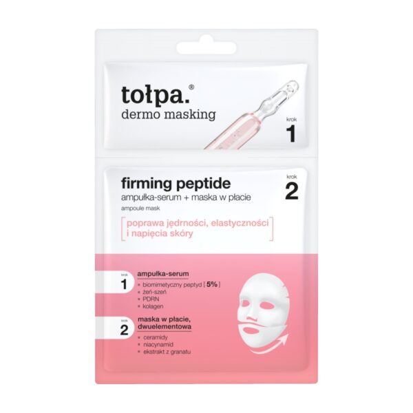 Tołpa Ujędrniająca maska w płacie z ampułką - serum