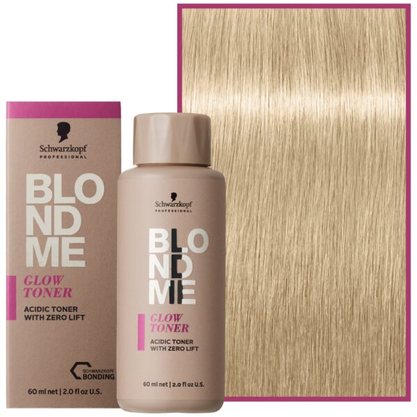 Schwarzkopf BlondMe Glow Toner – profesjonalny toner do włosów blond, 60 ml 9-19 | Ice-Irise - Mroźny Irys