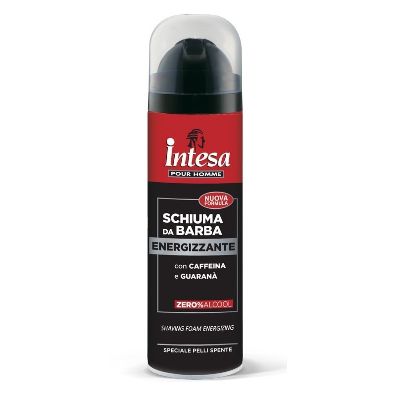 Intesa Energizzante Kofeina i Guarana pianka do golenia 300ml (czarna)