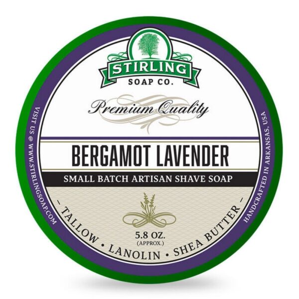 Stirling Bergamotka i Lawenda mydło do golenia w tyglu 170ml