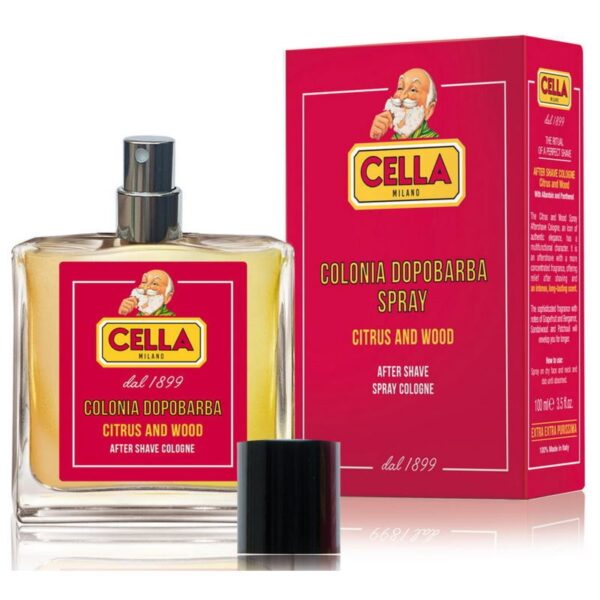 CELLA woda kolońska po goleniu Citrus and Wood (czerwona) 100ml