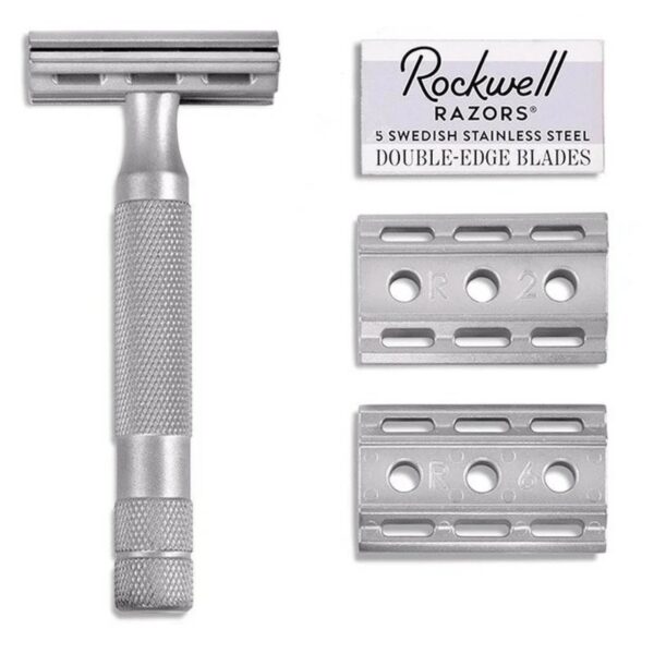 Rockwell 6S maszynka do golenia na żyletki stal nierdzewna
