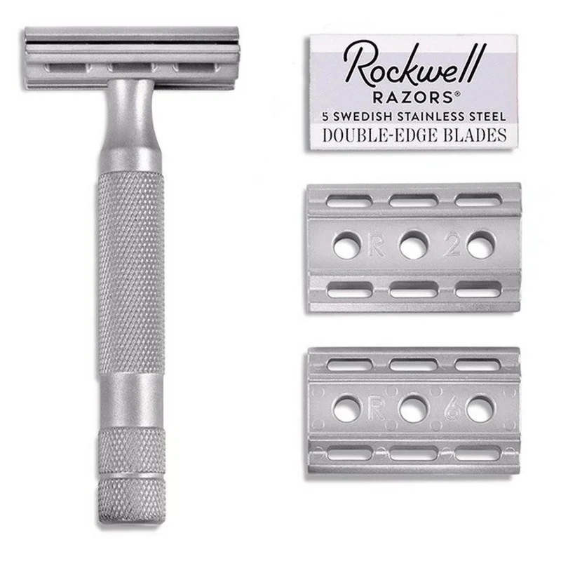Rockwell 6S maszynka do golenia na żyletki stal nierdzewna