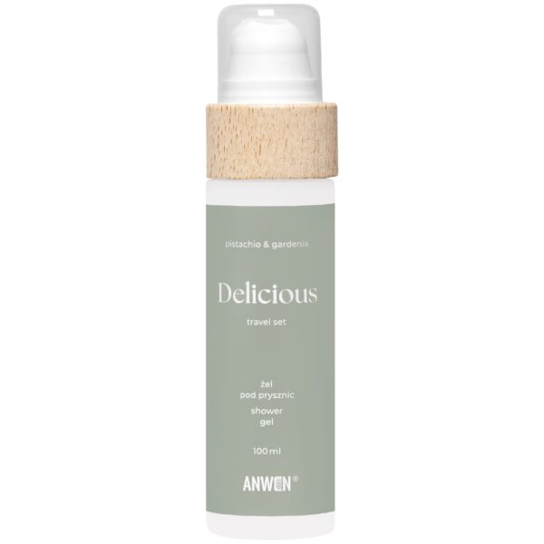 Anwen Żel pod prysznic Delicious – podróżny żel do mycia ciała, 100 ml