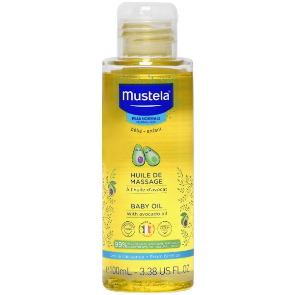 Mustela Massage Baby Oil - olejek do masażu dla dzieci, 100ml