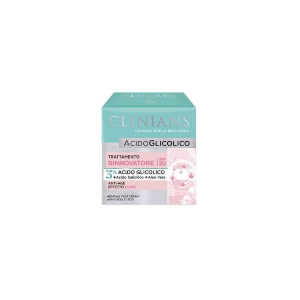 Clinians krem do twarzy z kwasem glikolowym SPF20 50ml