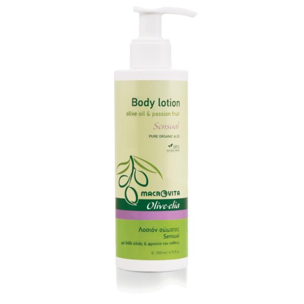 Macrovita Olive.elia Sensual naturalne mleczko do ciała z bio-oliwą i passiflorą 200ml