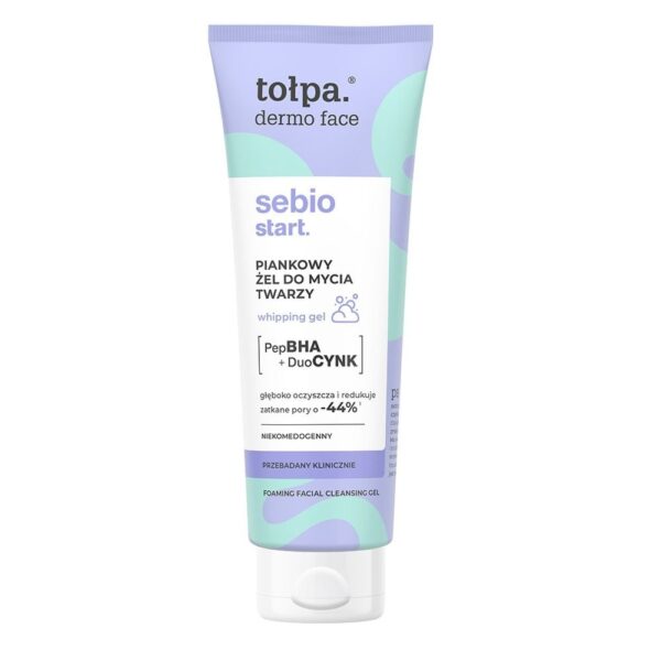 tołpa. sebio start. piankowy żel do mycia twarzy, 100 ml