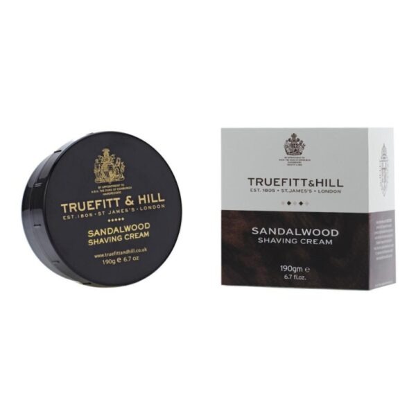 Truefitt & Hill SANDALWOOD krem do golenia w tyglu 190 g