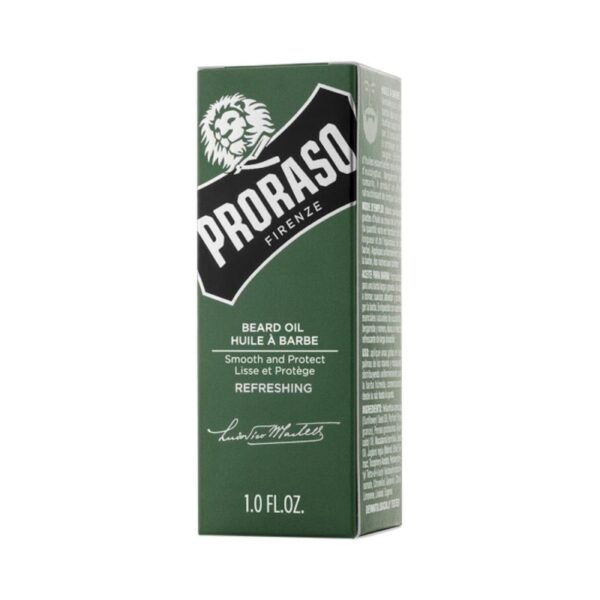 Proraso BEARD OIL linia zielona 30 ml