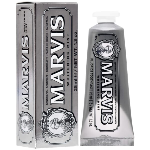 Marvis Whitening Mint - wybielająca pasta do zębów z fluorem, chłodna mięta, 25ml