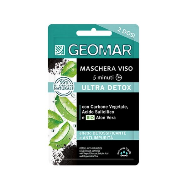 Geomar maska do twarzy usuwająca toksyny Ultra Detox (saszetka) 2x7,5ml
