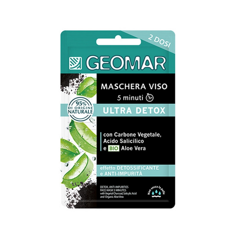 Geomar maska do twarzy usuwająca toksyny Ultra Detox (saszetka) 2x7,5ml