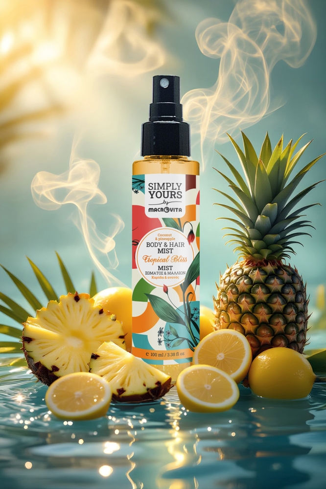 Macrovita mgiełka do ciała i włosów Tropical Bliss kokos i ananas 100ml