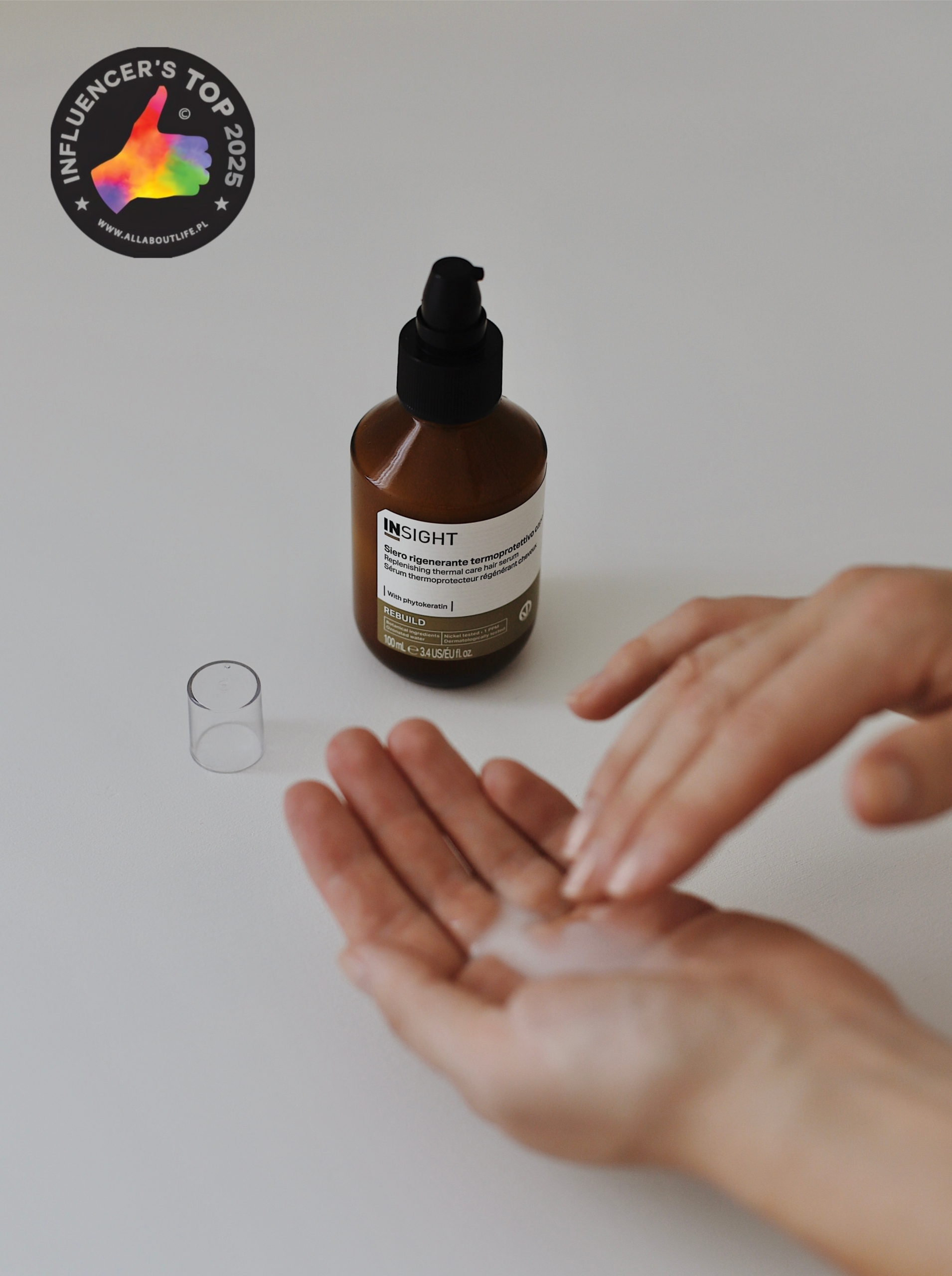 Regenerujące serum z ochroną termiczną Rebuild 100ml INSIGHT