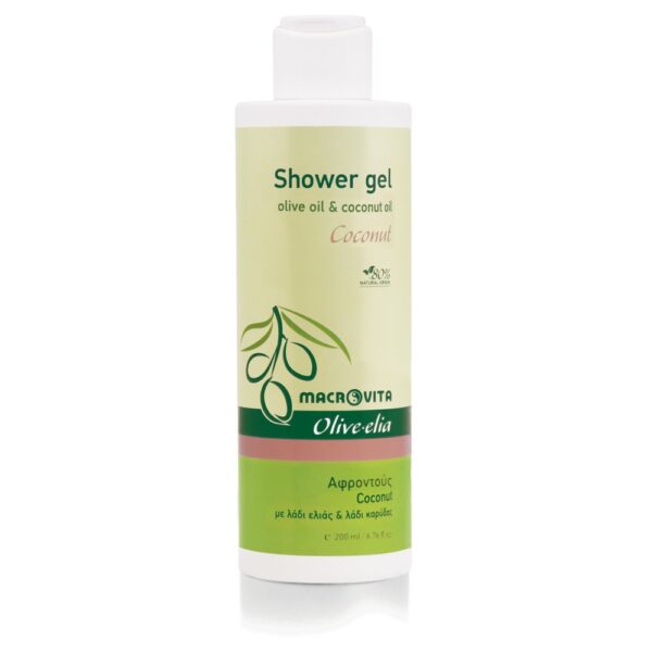 Macrovita Olive.elia Coconut żel pod prysznic z bio-oliwą i olejkiem kokosowym 200ml