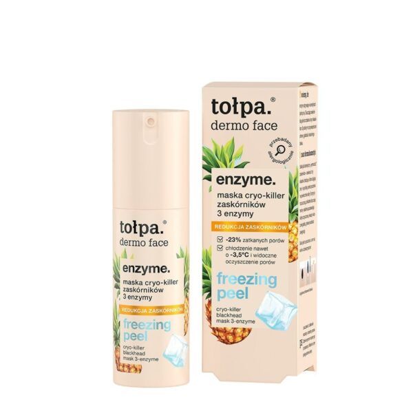 tołpa. enzyme. maska cryo-killer zaskórników 3 enzymy, 50 ml