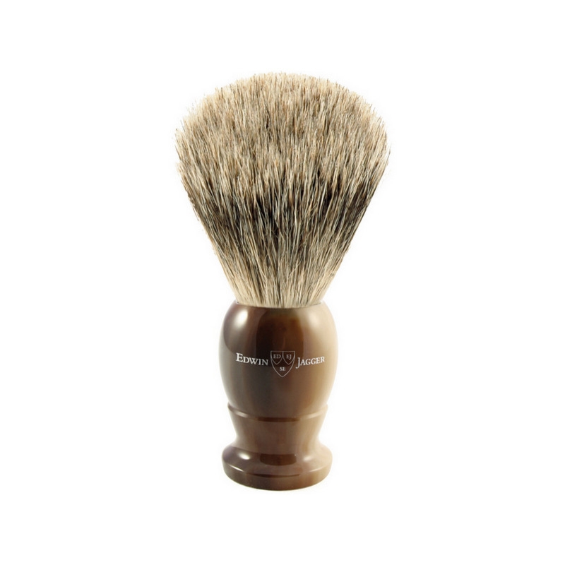 Edwin Jagger 9EJ872 pędzel do golenia borsuk BEST imitacja rogu