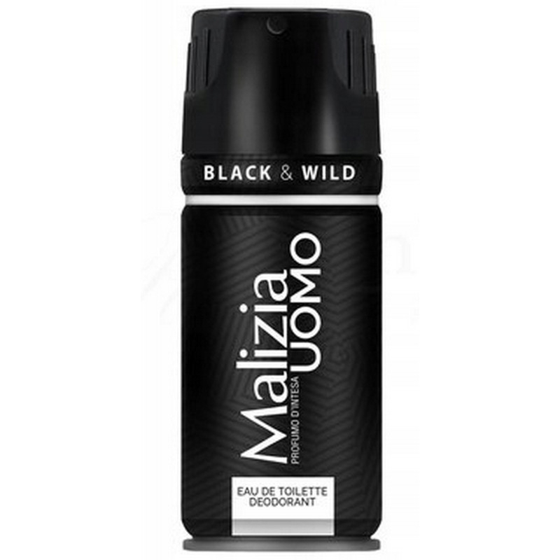 Malizia Uomo BLACK AND WILD dezodorant spray 150ml