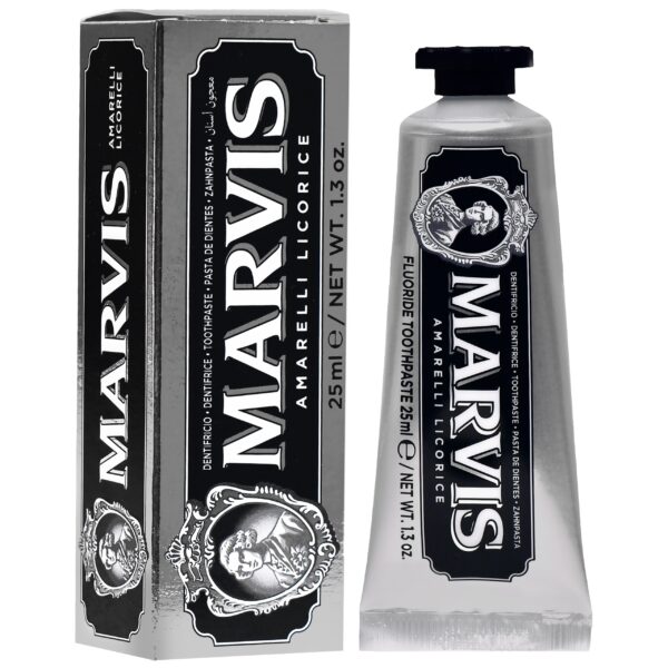 Marvis Amarelli Licorice Mint - pasta do zębów, lukrecja i mięta, 25 ml
