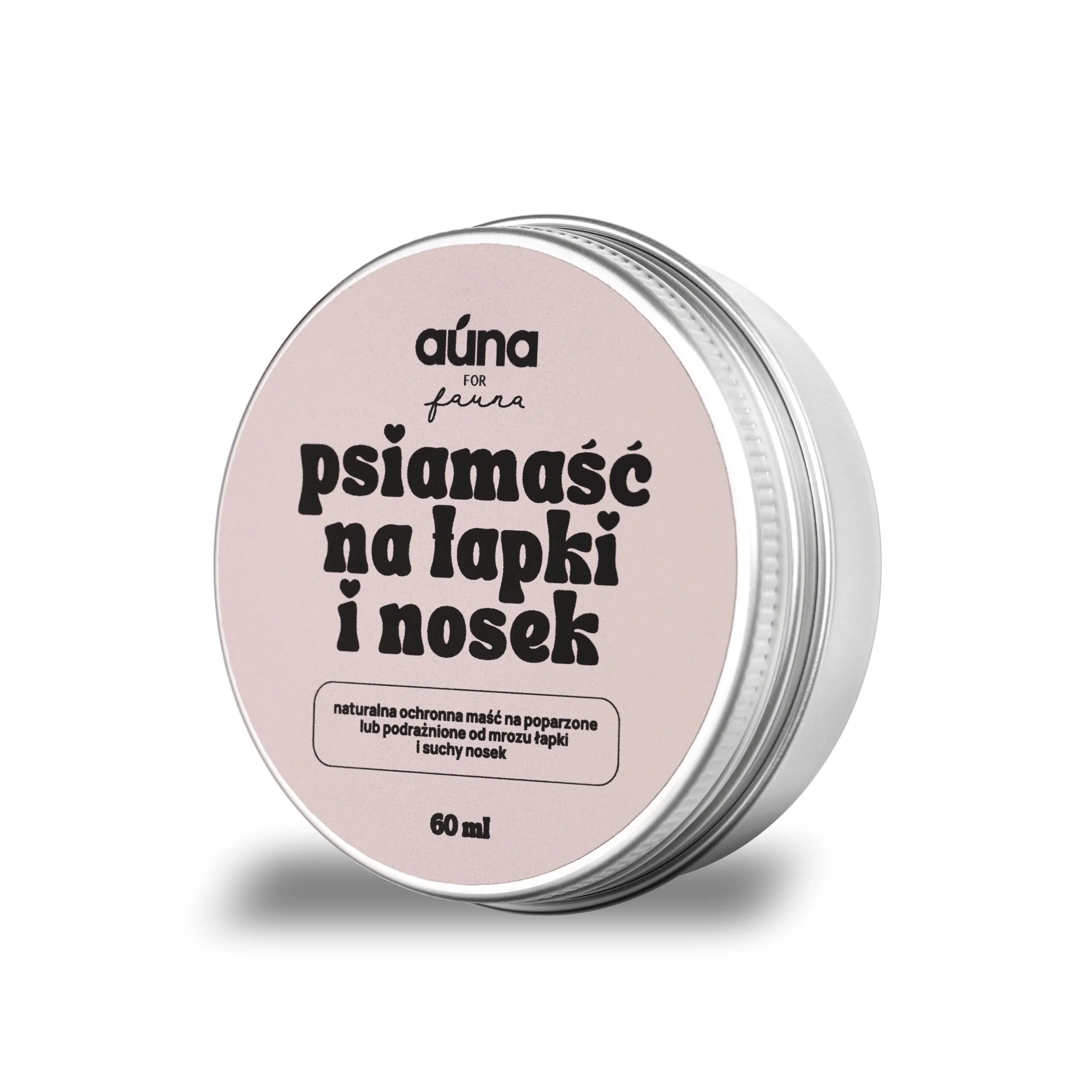 psiamaść NATURALNA ochronna maść na poparzone lub podrażnione od mrozu łapki i suchy nosek 60 ml