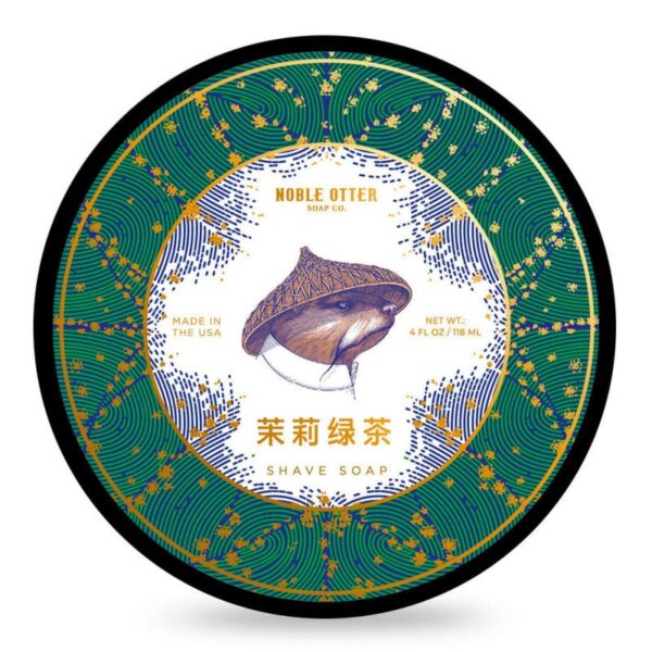 Noble Otter Jasmine Green Tea mydło do golenia w tyglu 118ml