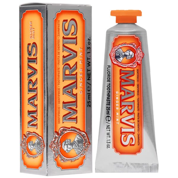 Marvis Ginger Mint - pasta do zębów z fluorem, imbir i mięta, 25ml