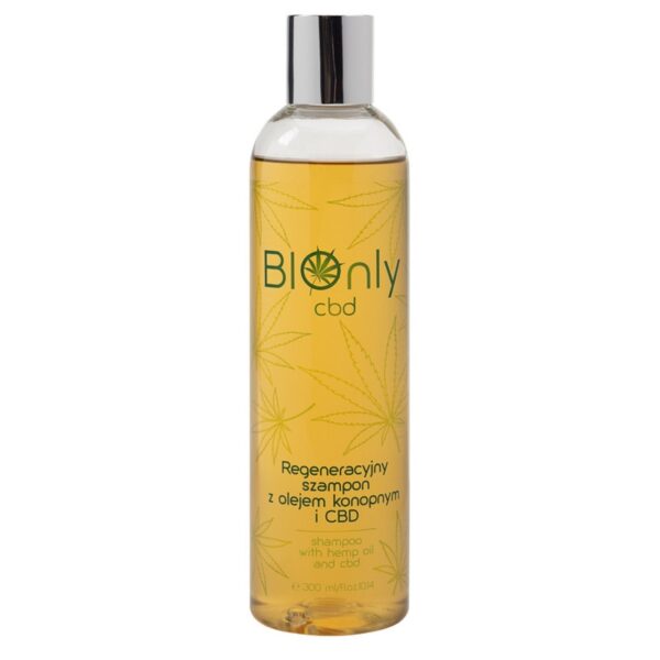 BIOnly CBD Regeneracyjny szampon do włosów z olejem konopnym i CBD 300 ml