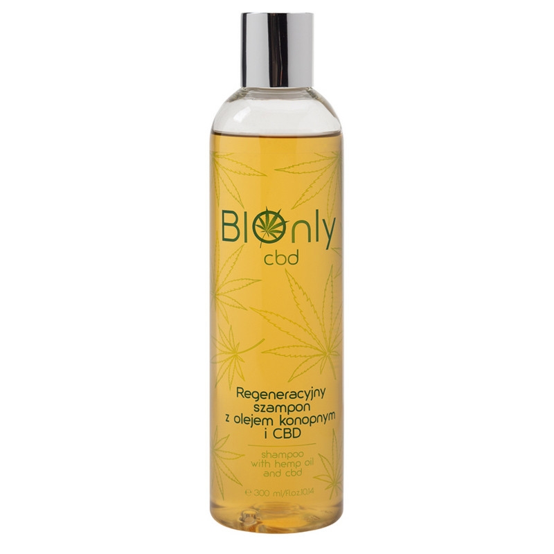 BIOnly CBD Regeneracyjny szampon do włosów z olejem konopnym i CBD 300 ml