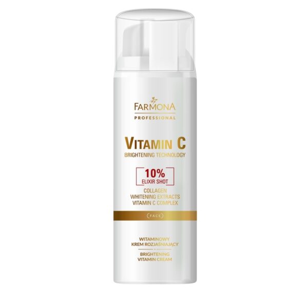 Witaminowy krem rozjaśniający - Farmona Vitamin C - 150 ml