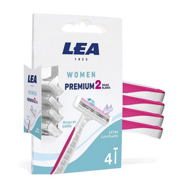 LEA  WOMEN PREMIUM 2 maszynka do golenia dla kobiet 2 ostrza 4 sztuki