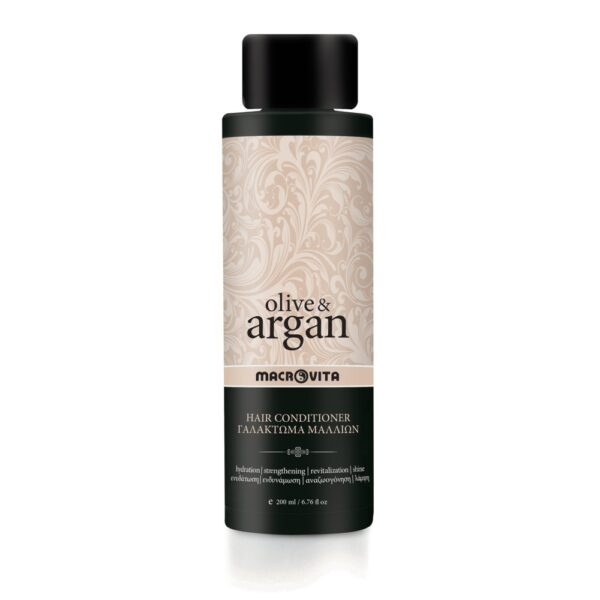 Macrovita Olive & Argan naturalna odżywka do włosów z olejkiem arganowym 200ml