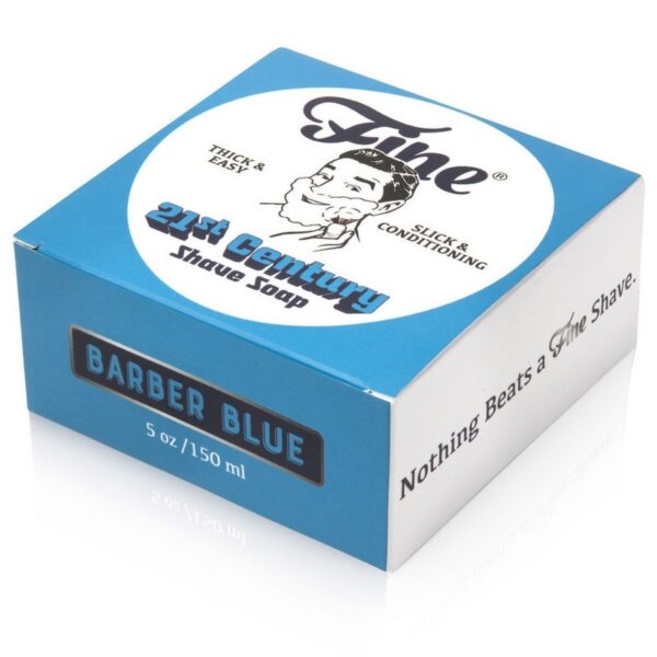Fine Accoutrements Barber Blue mydło do golenia w tyglu 150ml
