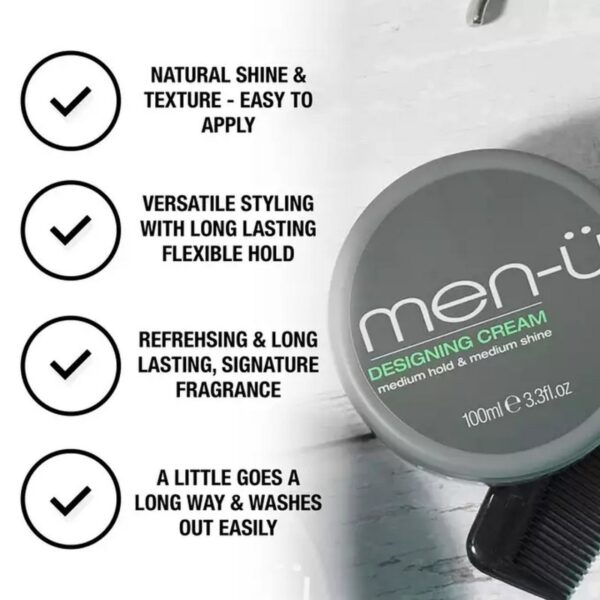 men-u Designing Cream krem do stylizacji włosów 100ml