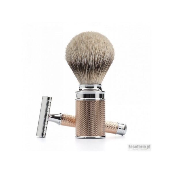 Muhle DE 091M89RG ROSEGOLD pędzel do golenia borsuk SILVERTIP