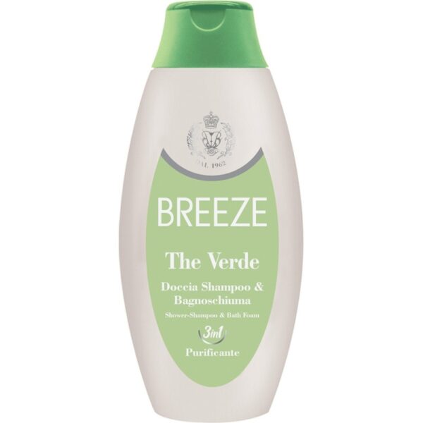 Breeze The Verde Zielona Regeneracja 3w1 żel pod prysznic, szampon i kąpiel 400ml