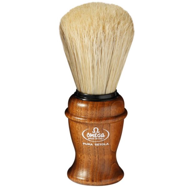 Omega 11137 pędzel do golenia naturalna szczecina jesion